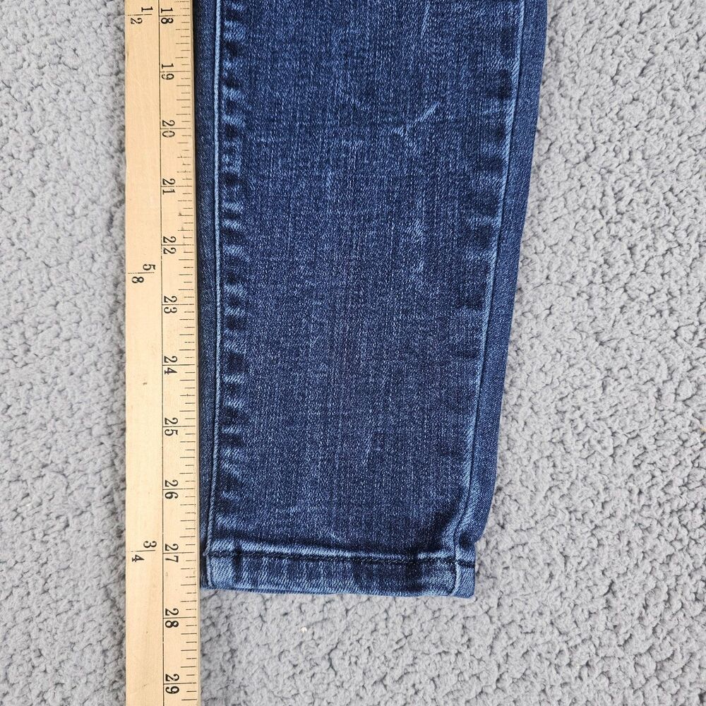 Judy Blue Jeans Womens 7/28 Skinny Fit Stretch Tummy Control Distress Dark Wash - Picture 13 of 15